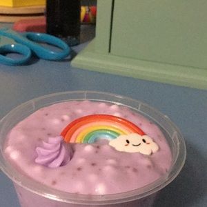 Unicorn poop slime 4oz